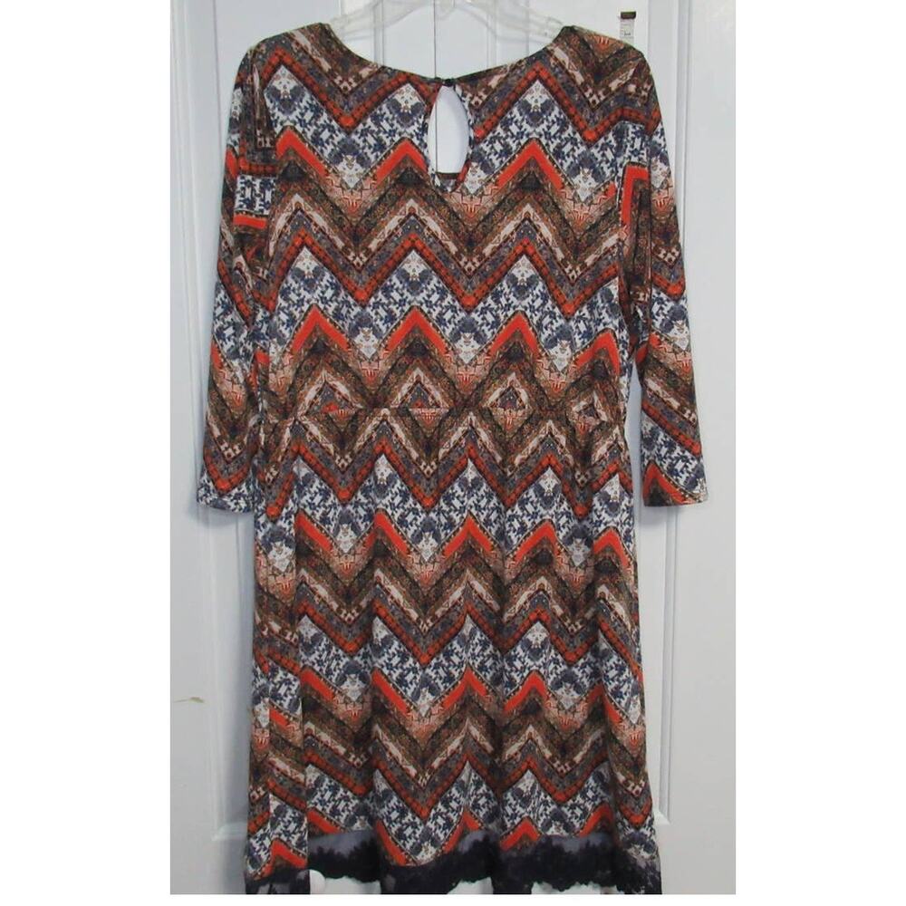 Pink Rose XL tea length dress NWT - Picture 2 of 3